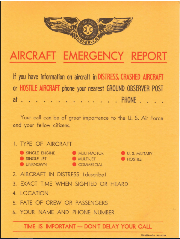 Aircraft-Emergency-Report